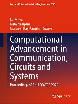 cover image of Computational Advancement in Communication, Circuits and Systems